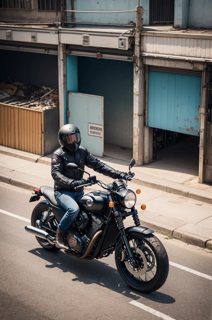 A logo for an Instagram page about motorcycles and favelas Page name "at interchange 051"