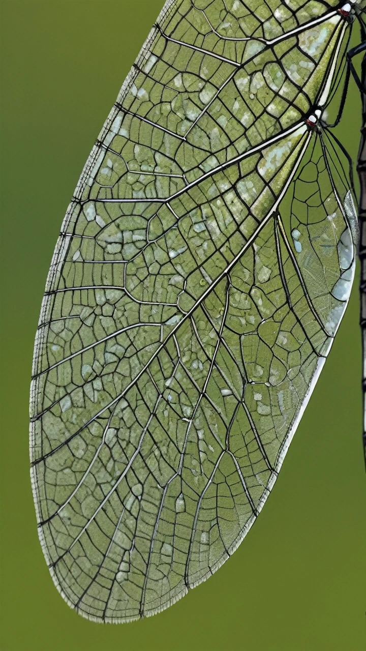 Dragonfly wings,Macro