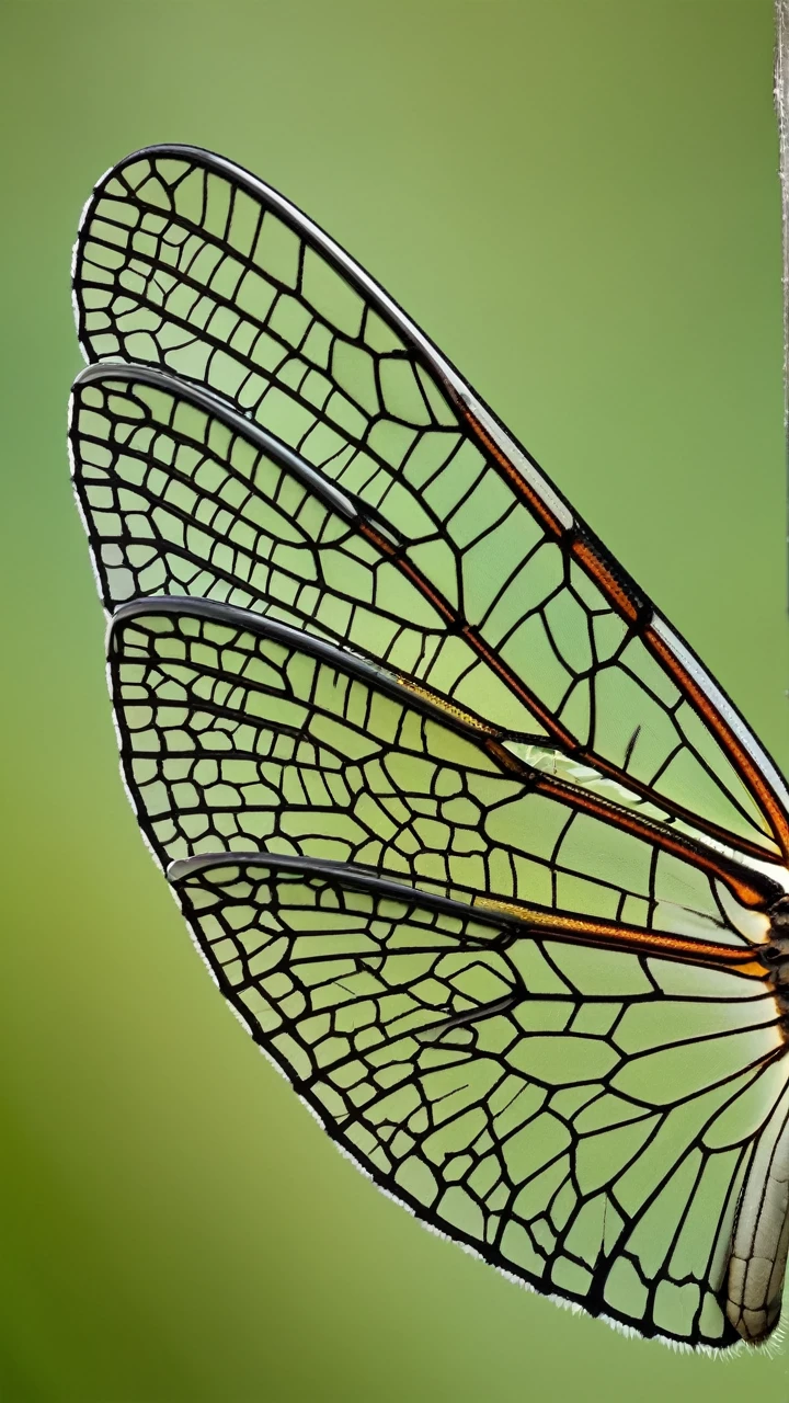 Dragonfly wings,Macro
