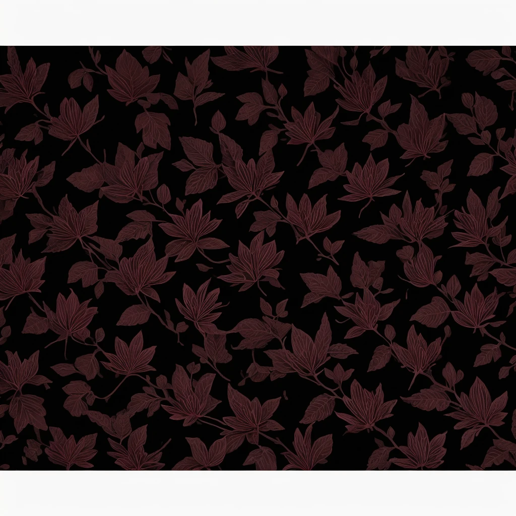 a black and pink floral background with leaves and berries, beautiful illustration, purple foliage, by Rose Henriques, by Zofia Stryjenska, pink forest, botanical background, by Maruja Mallo, illustration | rutkowski, by Emily Murray Paterson, by Louise Abbéma, detailed beautiful plants, lush garden leaves and flowers, color leaves, beautifully illustrated