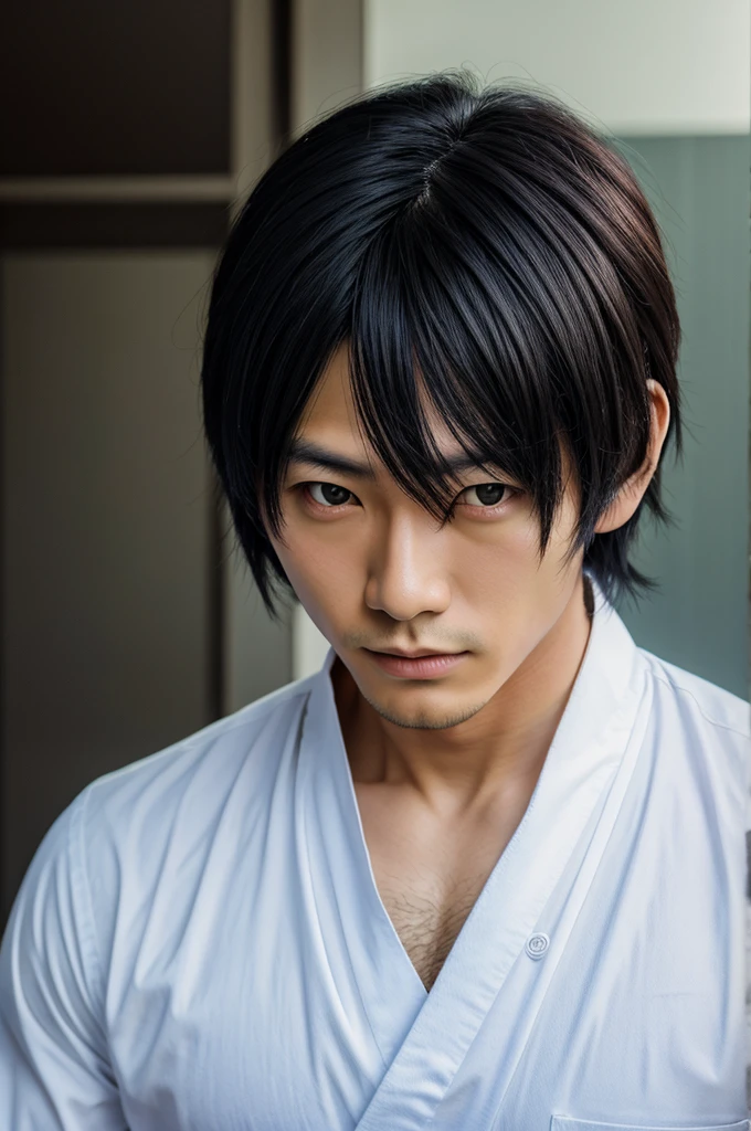 Satoru gojo anime stylish photo with his six eye