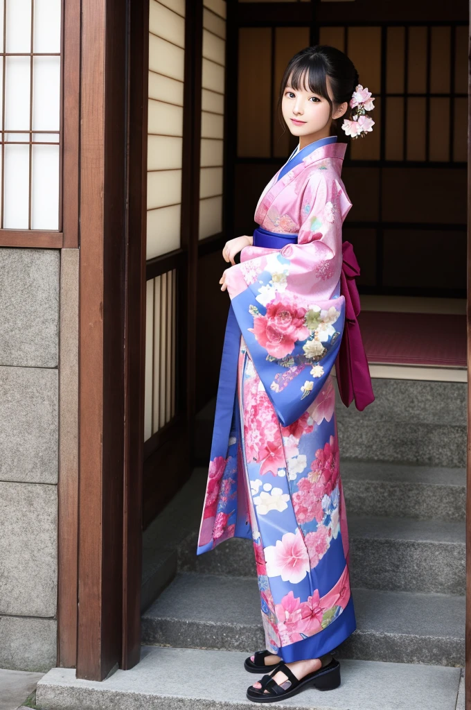 Twelve-layered kimono、Princess、Girl、