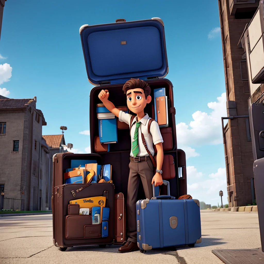 Suitcase Man, hybrid