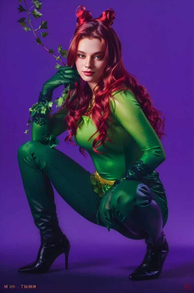 um4thurm4n dressed in green and red posing for a photo.,
