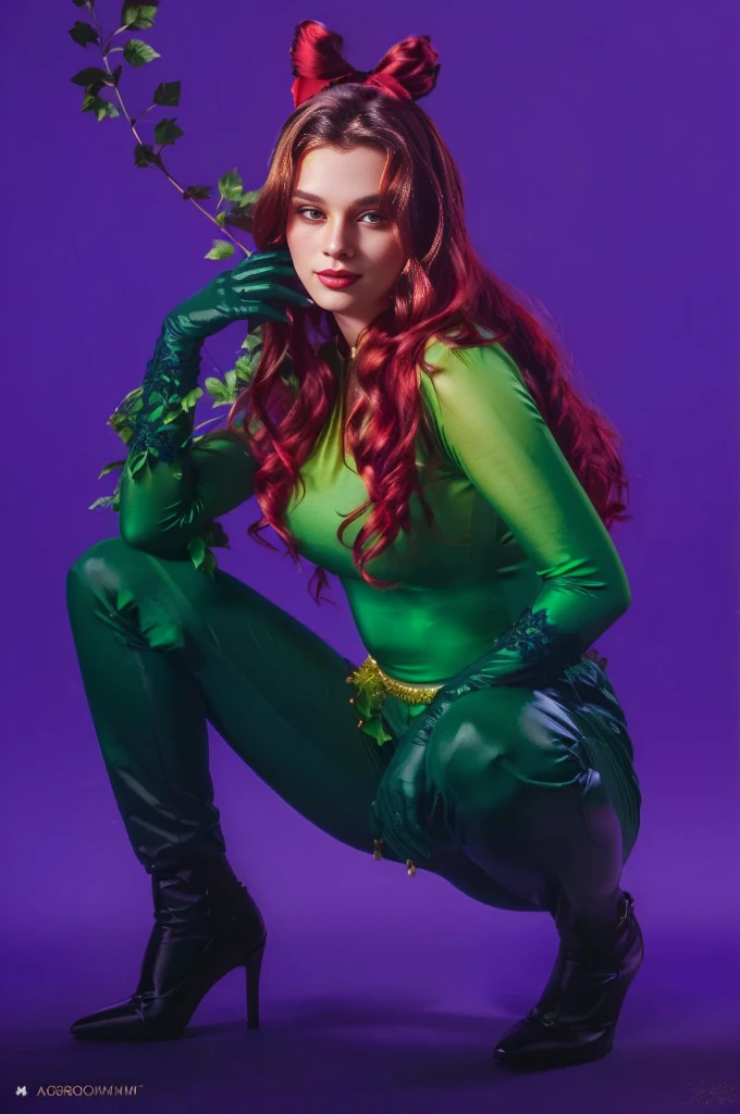 um4thurm4n dressed in green and red posing for a photo.,