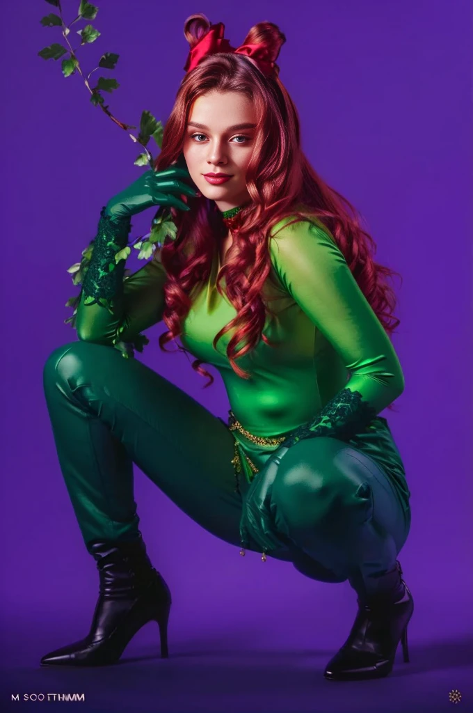 um4thurm4n dressed in green and red posing for a photo.,