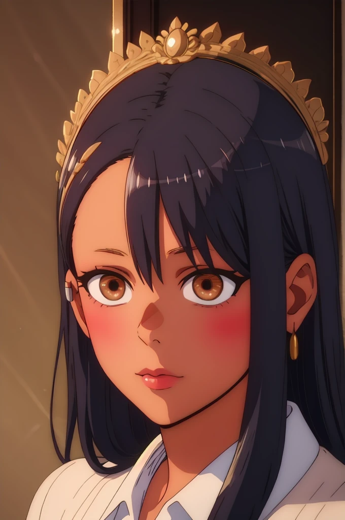 a detailed portrait of a beautiful young woman, extremely detailed face and eyes, long eyelashes, soft glowing skin, intricate jewelry, luxurious ornate dress, elegant pose, cinematic lighting, dramatic shadows, award-winning digital art, photorealistic, 8k, best quality