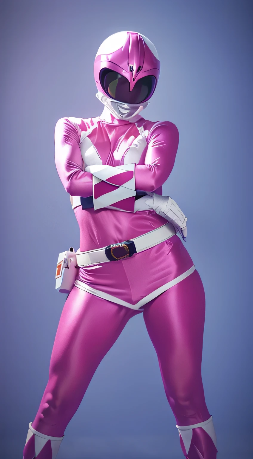 (best image quality:1.2), (super high resolution:1.2), (fidelity:1.4), f/2.8, 135mm, Nikon, masterpiece, anatomically correct, high details, best quality, HD, 4K, 8k, with pink ranger helmet on