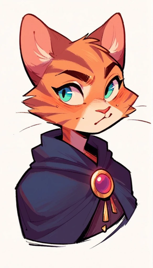 score_9, score_8_up, score_7_up, (thick lines:1.25), (simple background, white background),
((tabaxi), (anthro), (solo), (female), portrait, facing viewer, focus on face, (mage), ((wearing dark robe)), (cat fur))