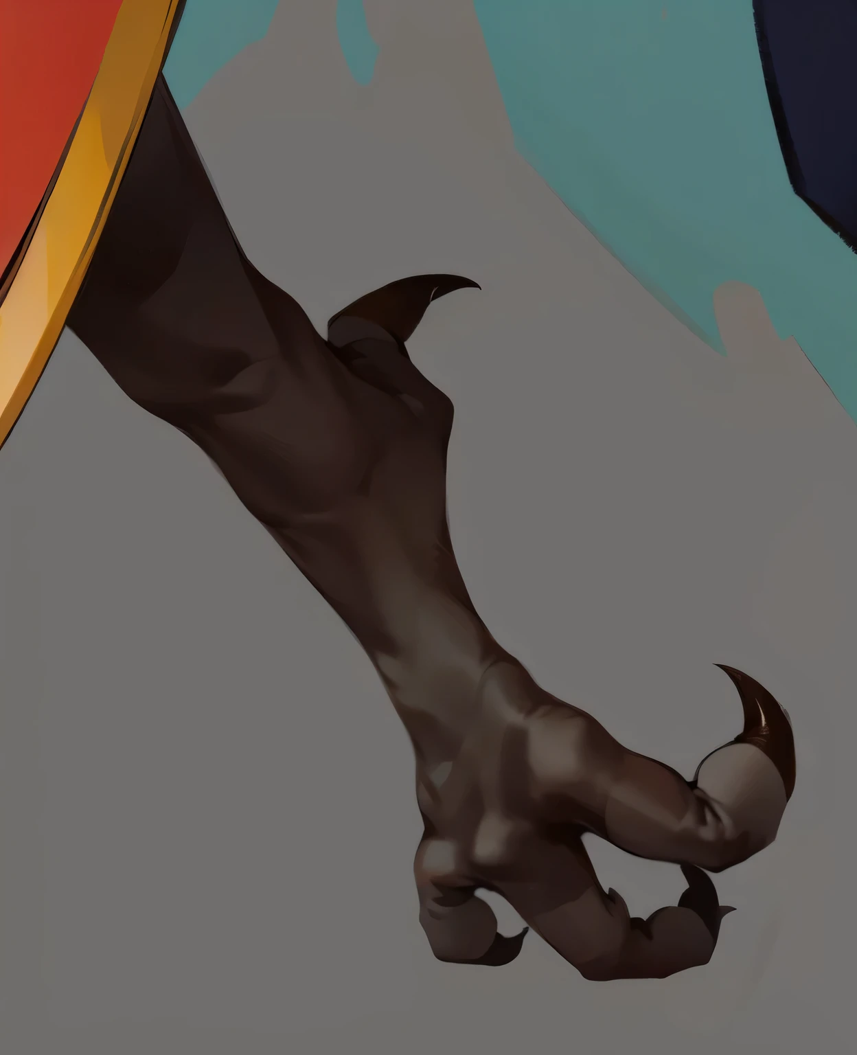 Bird claw detail texture
