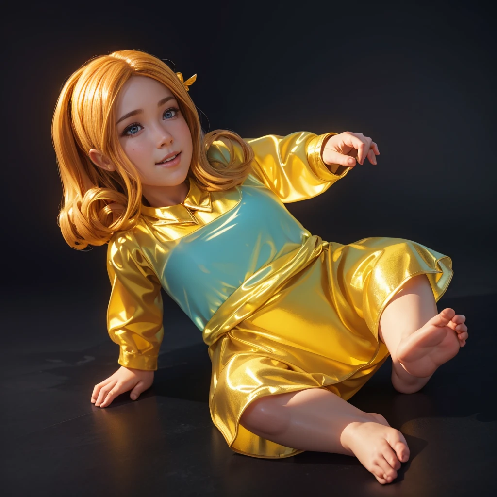 (masterpiece), (best quality), (ultra-detailed), (full body:1.2), Super cute, Baby, Pixar, Baby in yellow blouse, turquoise top and a red skirt, sitting on the floor, Big bright eyes, Smile, Delicate and fine, Fairy tales, Incredibly high detailed, Pixar style, Bright color palette, Natural light, Simple background with pure color, Octane render, Trending on Artstation, Gorgeous, Ultra wide angle, 8k, HD, Realistic, cute baby chibi anime, , smooth 3d model, glossy plastic texture, multiple light sources, rim light, sharp post effects render, most beautiful vfx, , realistic, 4k, high resolution, rim light, smooth 3d model. , glossy texture, smooth 3d model, multiple light sources, rim light, sharp post effects render, (glossy plastic texture with multiple big light probe refractions), perfect cgi, reflective, best quality, 4k, masterpiece:1.2, ultra-detailed, realistic, vivid colors, The image of the highest quality, ensuring every detail showcased perfectly. It in 4k resolution, allowing viewers to immerse themselves in the richness of the colors and intricate details. The realistic rendering. under the spotlight, reflecting, high-resolution image, realistic rendering