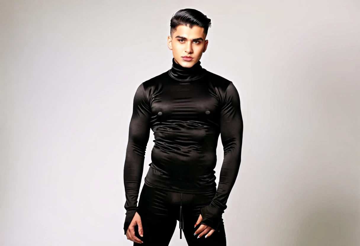 Person dressed in black