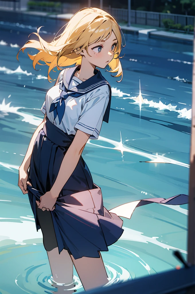 female, student background,Water