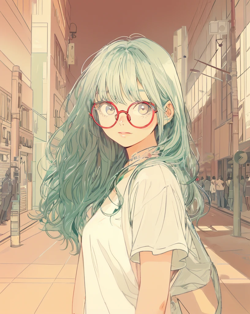 Girl with glasses