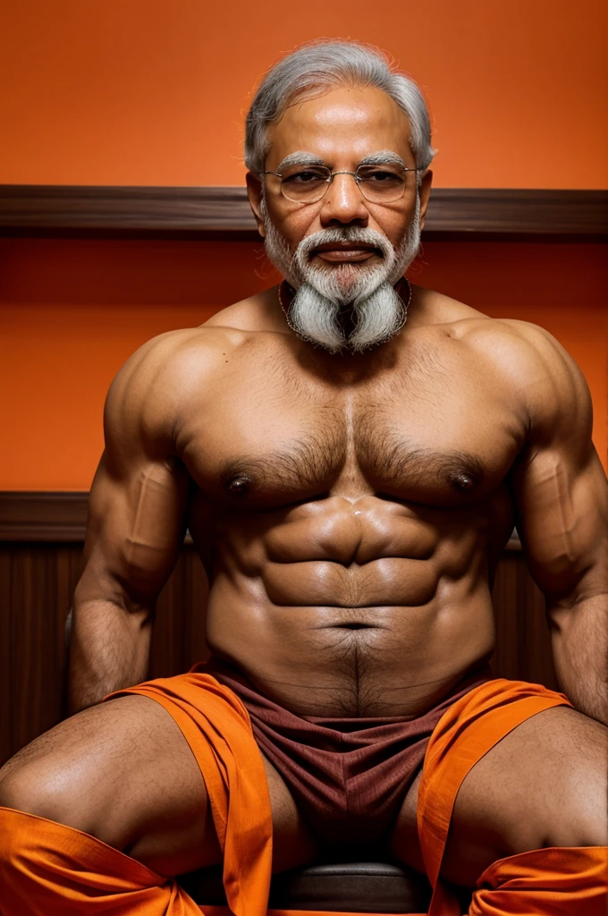 Narendra damodar das modi, young, Jacked