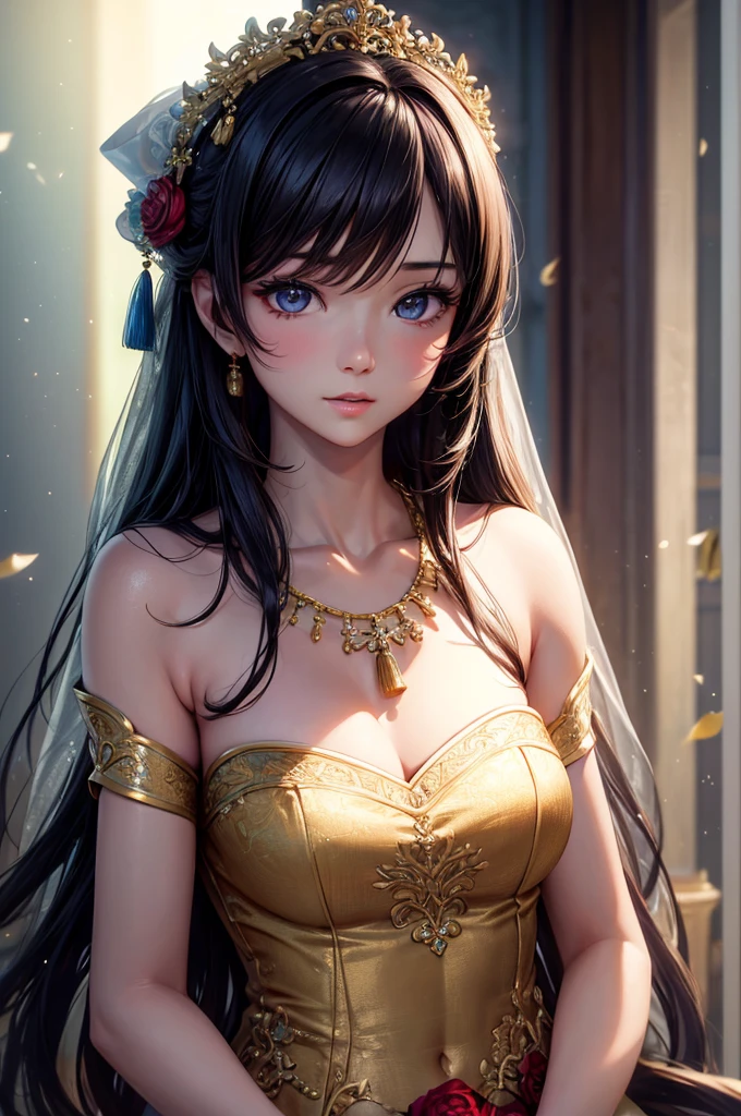 A gorgeous tsundere stepsister, intricate detailed face, beautiful detailed eyes, beautiful detailed lips, extremely detailed face and features, long eyelashes, beautiful young woman, elegant and graceful, flowing long hair, soft skin, delicate facial features, serene expression, high quality digital art, detailed illustration, cinematic lighting, warm color palette, dramatic chiaroscuro, photorealistic, masterpiece, (best quality, 4k, 8k, highres, masterpiece:1.2), ultra-detailed, (realistic, photorealistic, photo-realistic:1.37), vibrant colors, dramatic lighting, cinematic composition, intricate details, lifelike skin textures, seamless blend of realism and artistic flair