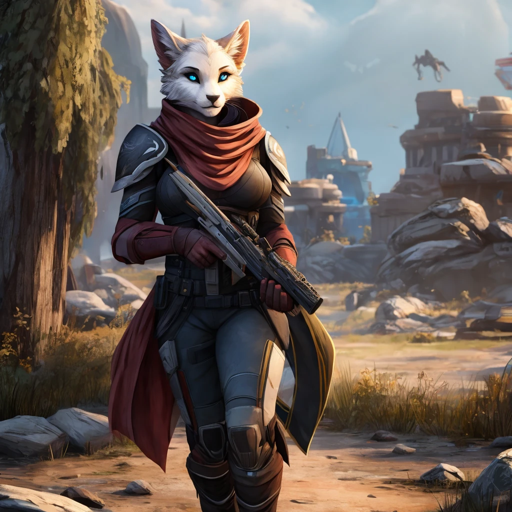 Destiny 2  female furry 
hunter 
