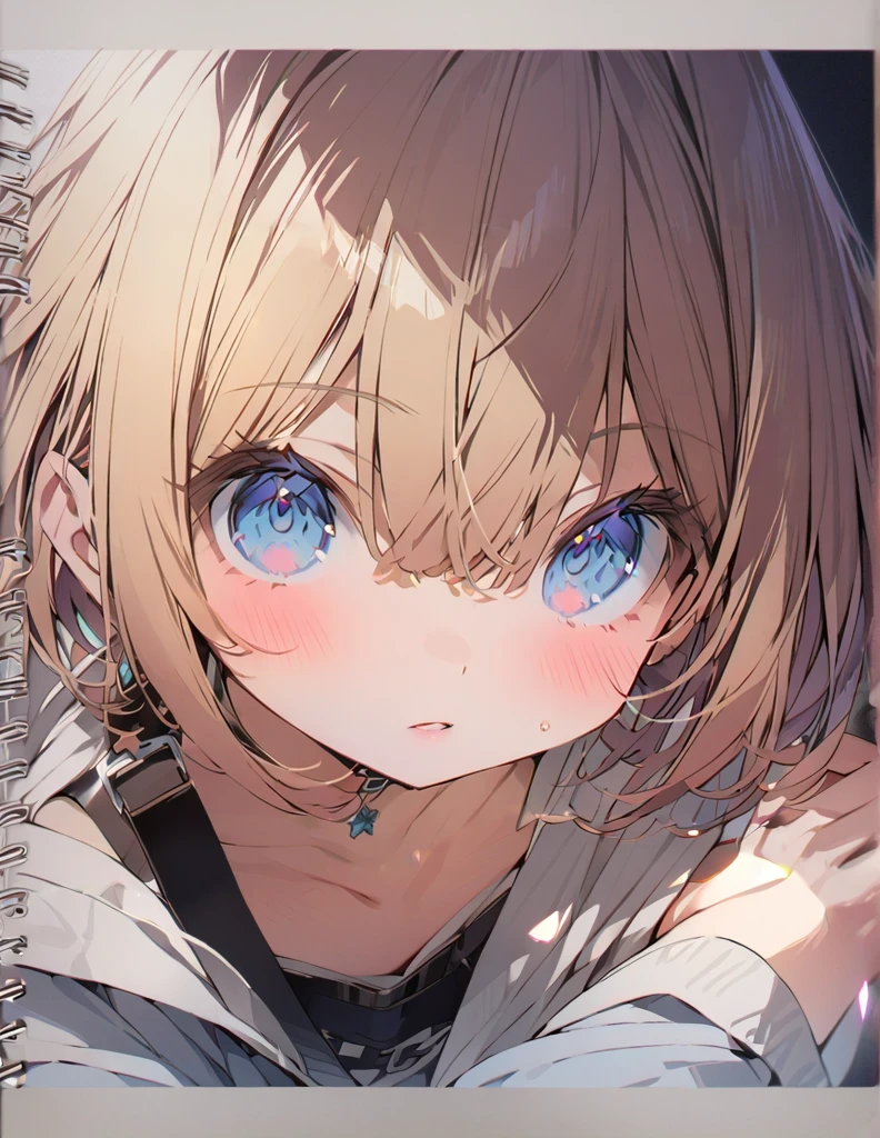 masterpiece blonde girl(Short Bob Hair:1.4),(blue eyes)Big titsAre you okay?