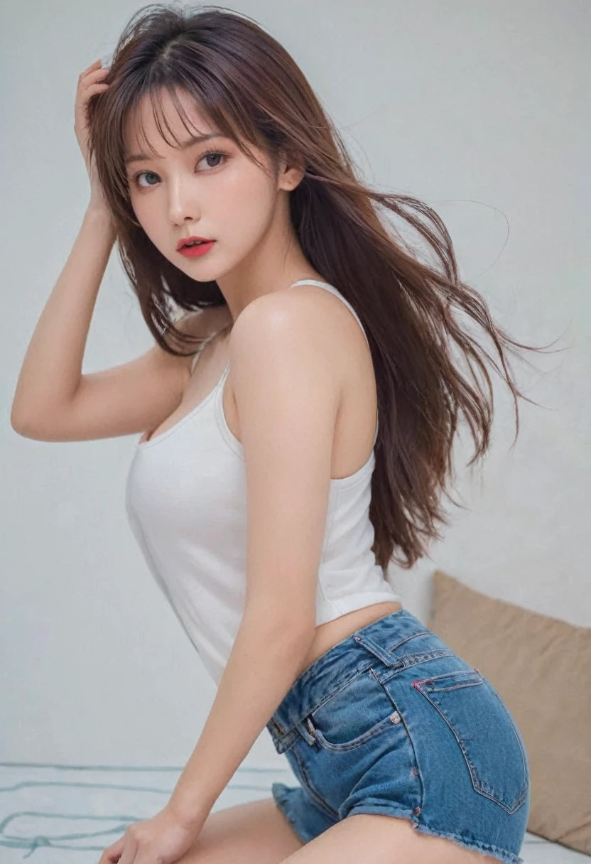 An hot girl hot