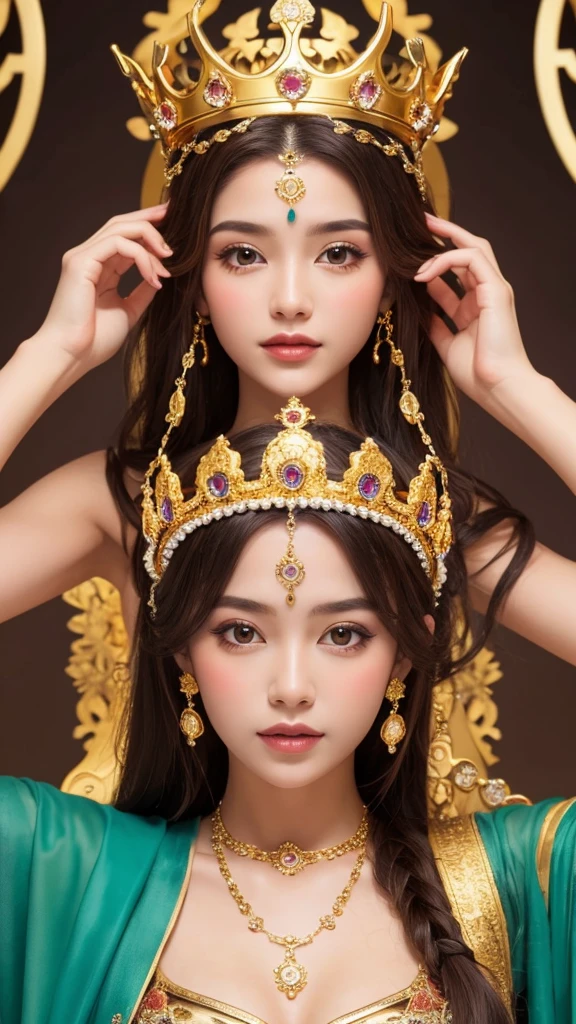 Goddess gold gorgeous crown