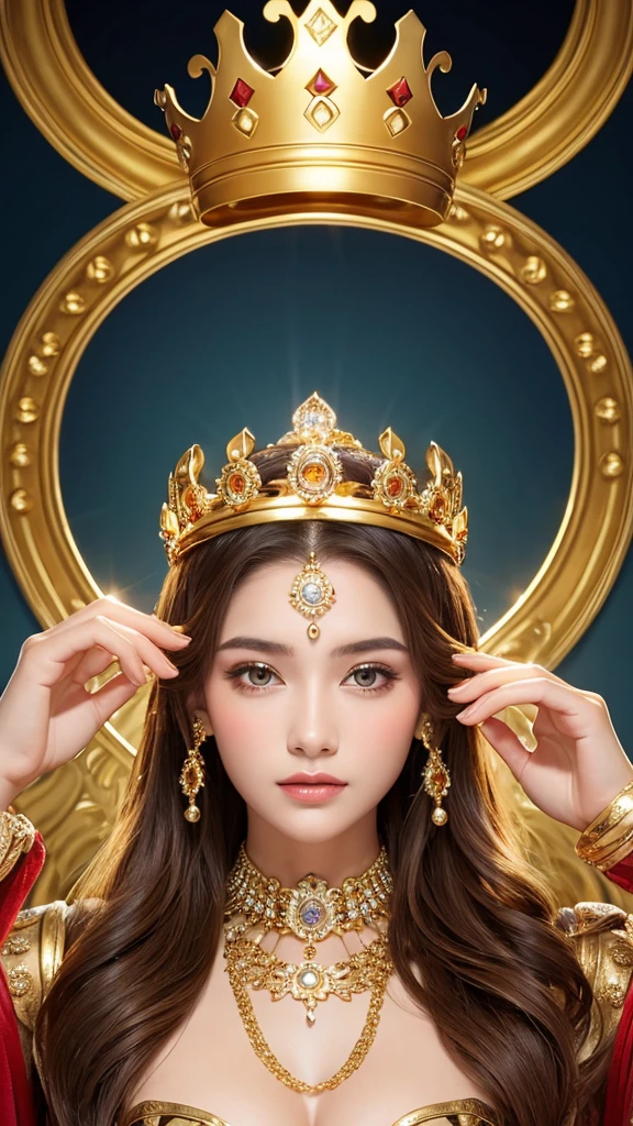Goddess　gold　gorgeous　crown