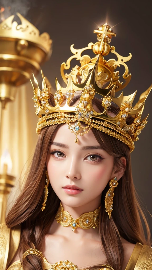 Goddess gold gorgeous crown