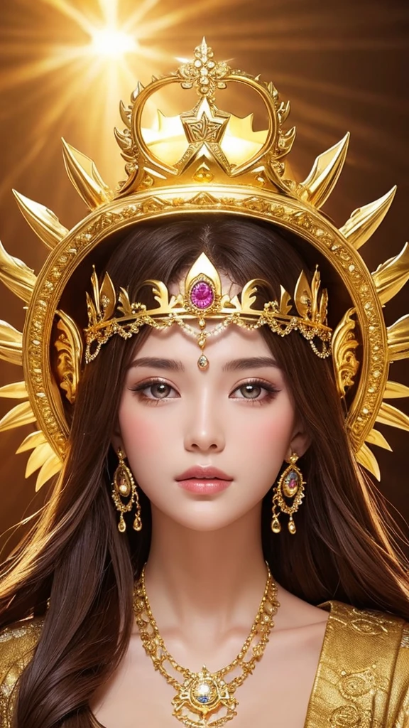 Goddess gold gorgeous crown