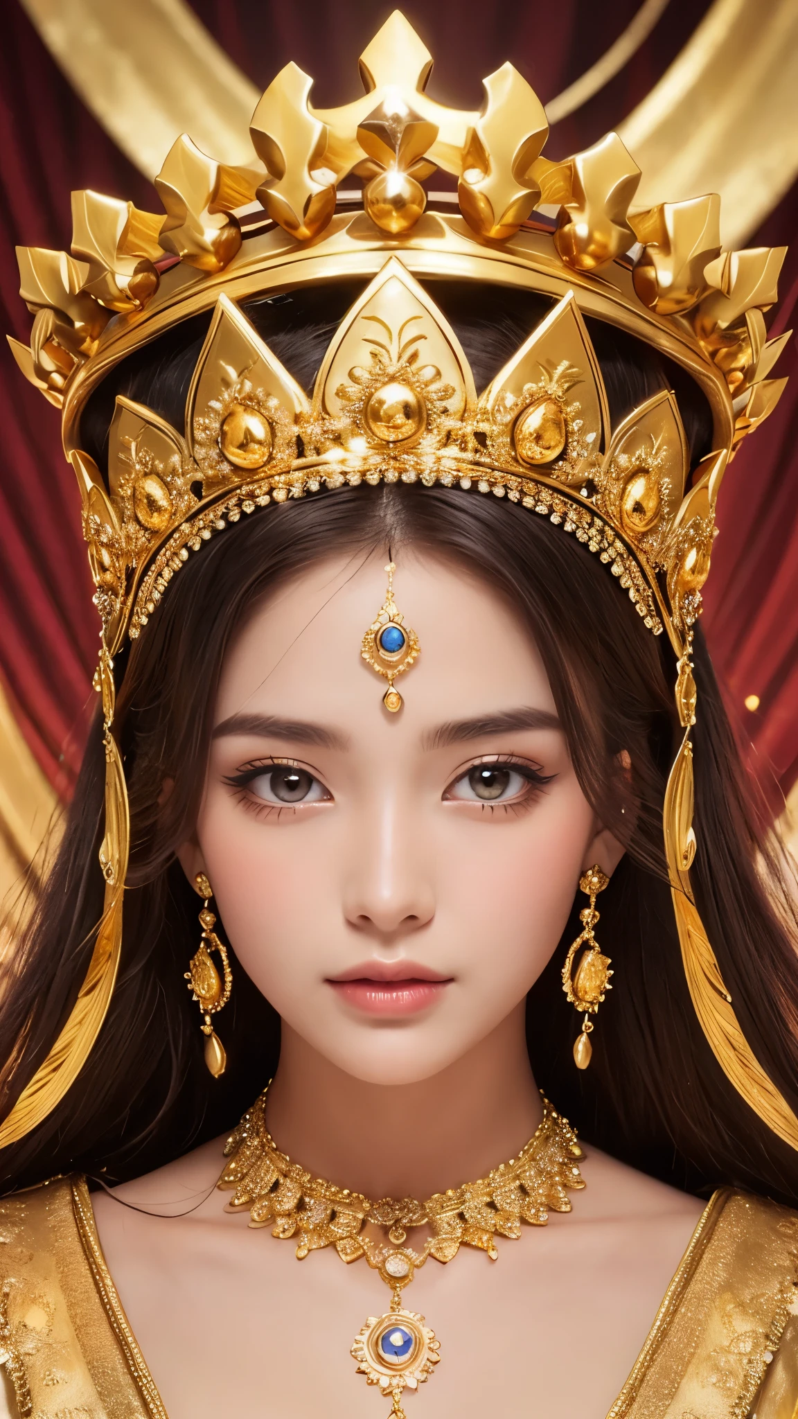 Goddess　gold　gorgeous　crown