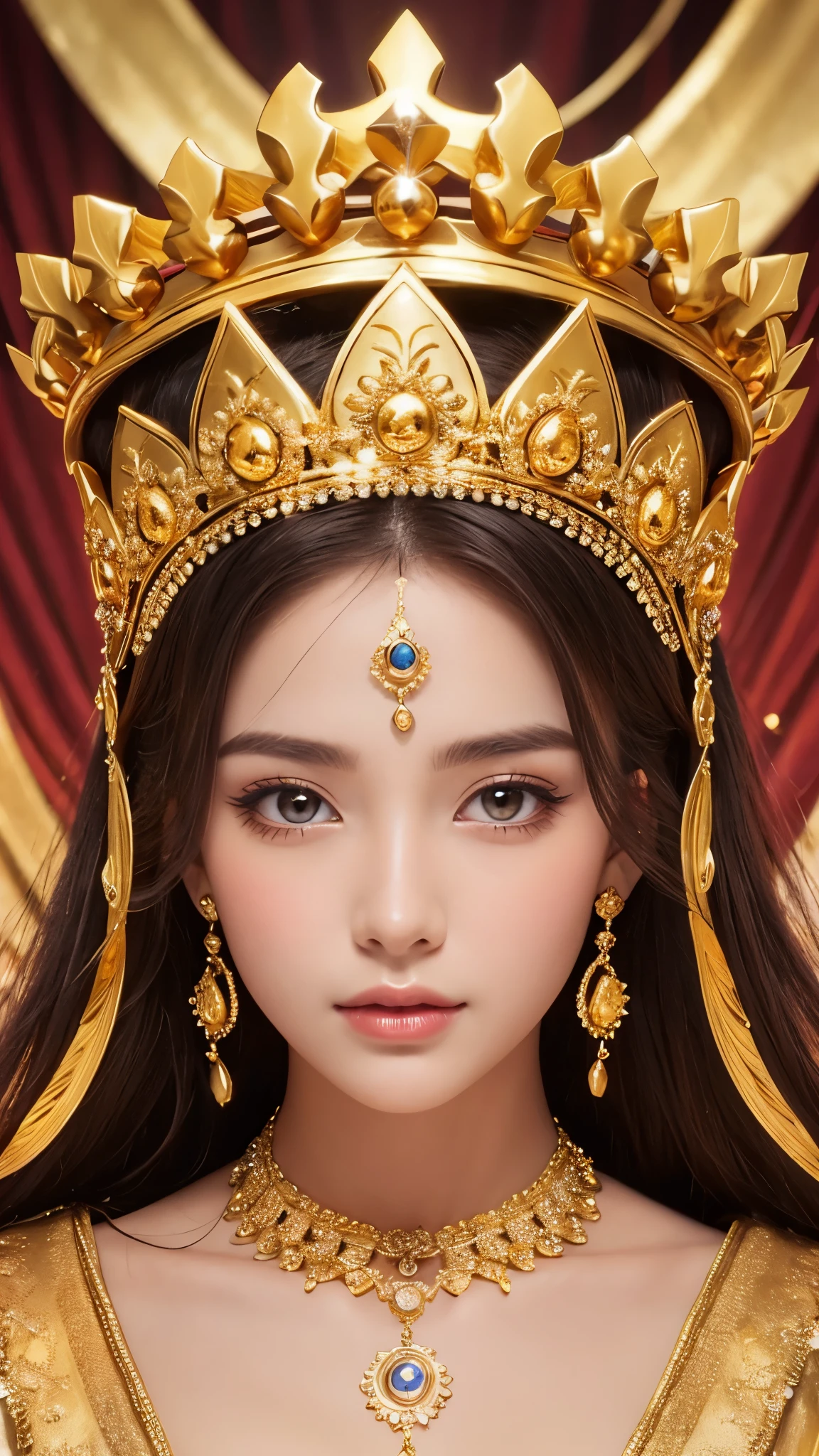Goddess gold gorgeous crown