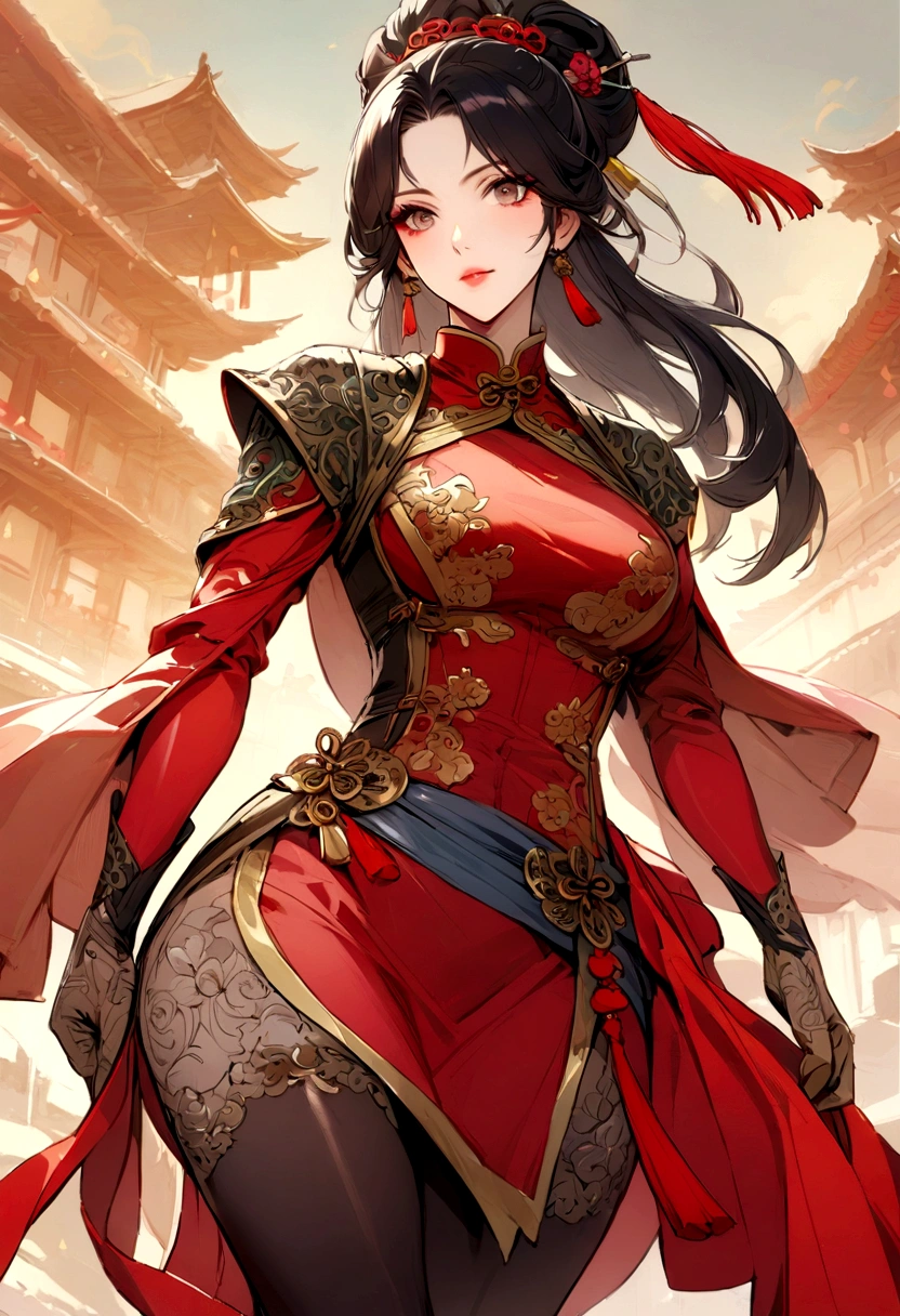 Lady Superhero as country china