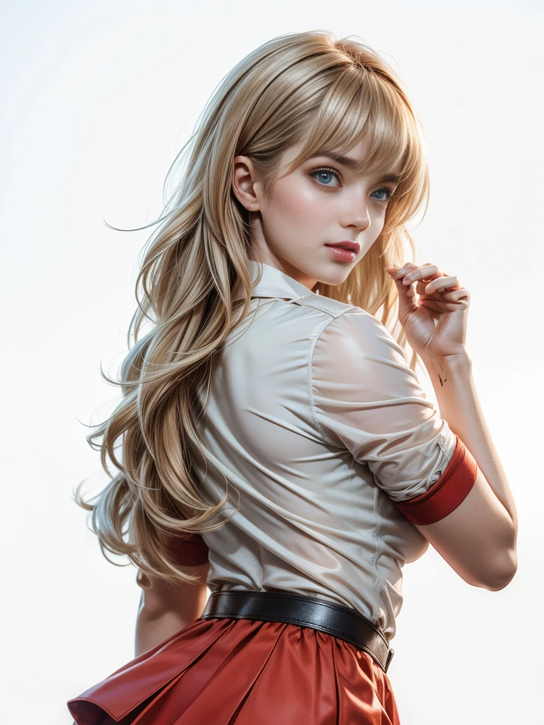 ,(Ultra-fine face),Light shines through facial and body details,, Natural posture.Extremely detailed eyes,Virtual Reality Photos,Professional photography,