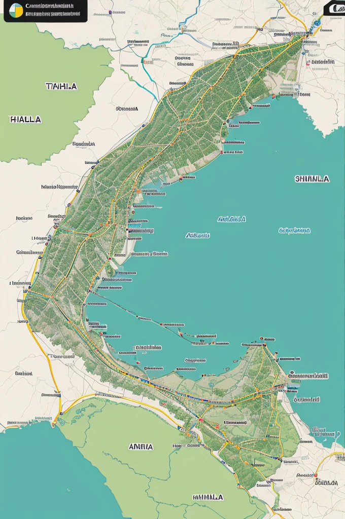 A scenic view of Chandigarh city bustling with summer activity. Cut to a map showing the route to Dharamshala, Palampur, and Bir-Billing.