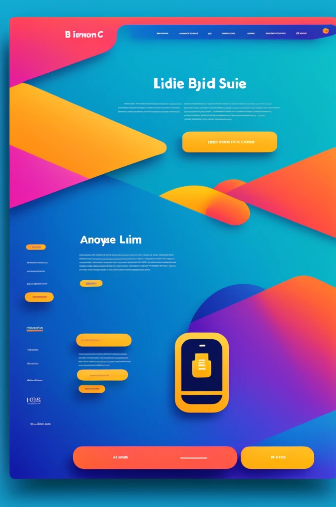 Generate an illustration for the B-side system login page,Minimalist style required,Highlight AI and PPT elements