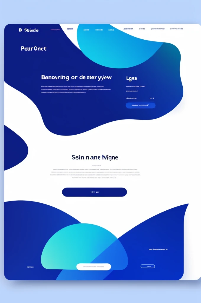 Generate an illustration for the B-side system login page,Minimalist style required,Highlight AI and PPT elements