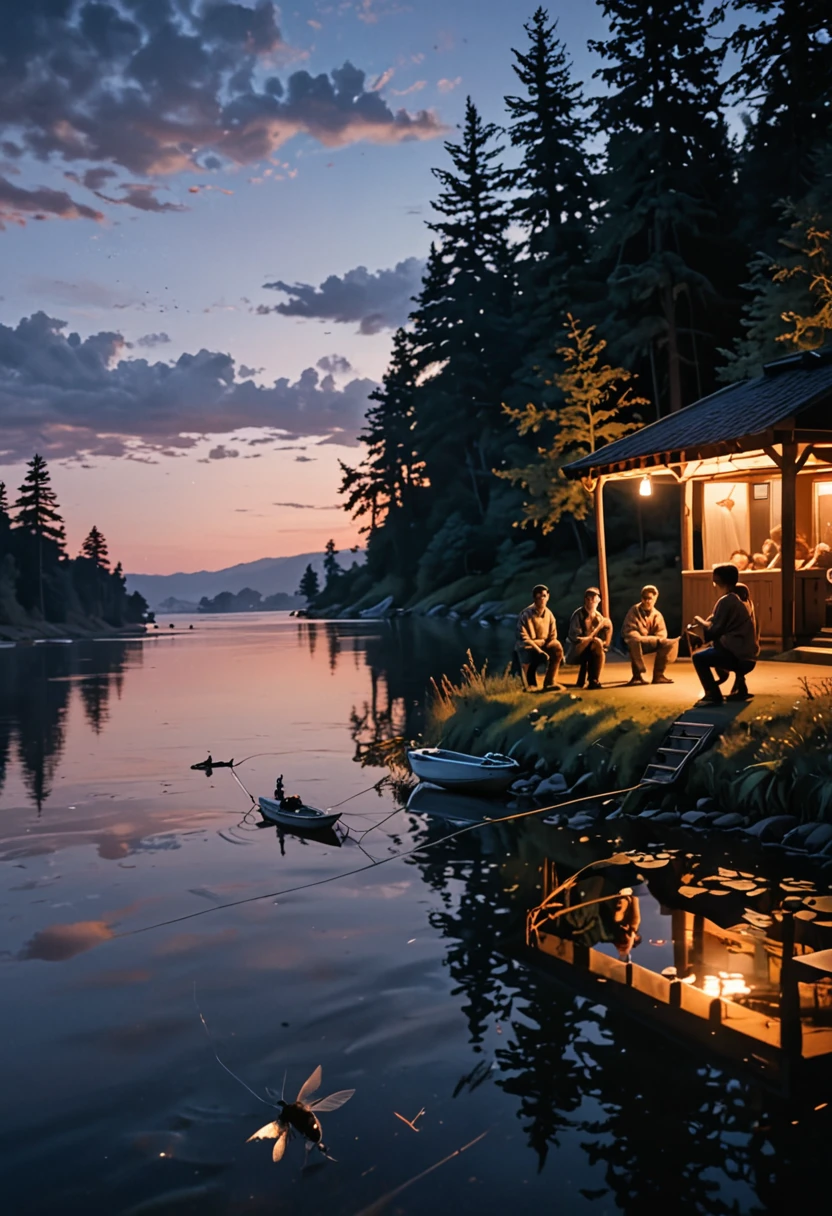Real People，dusk，Fly Fishing