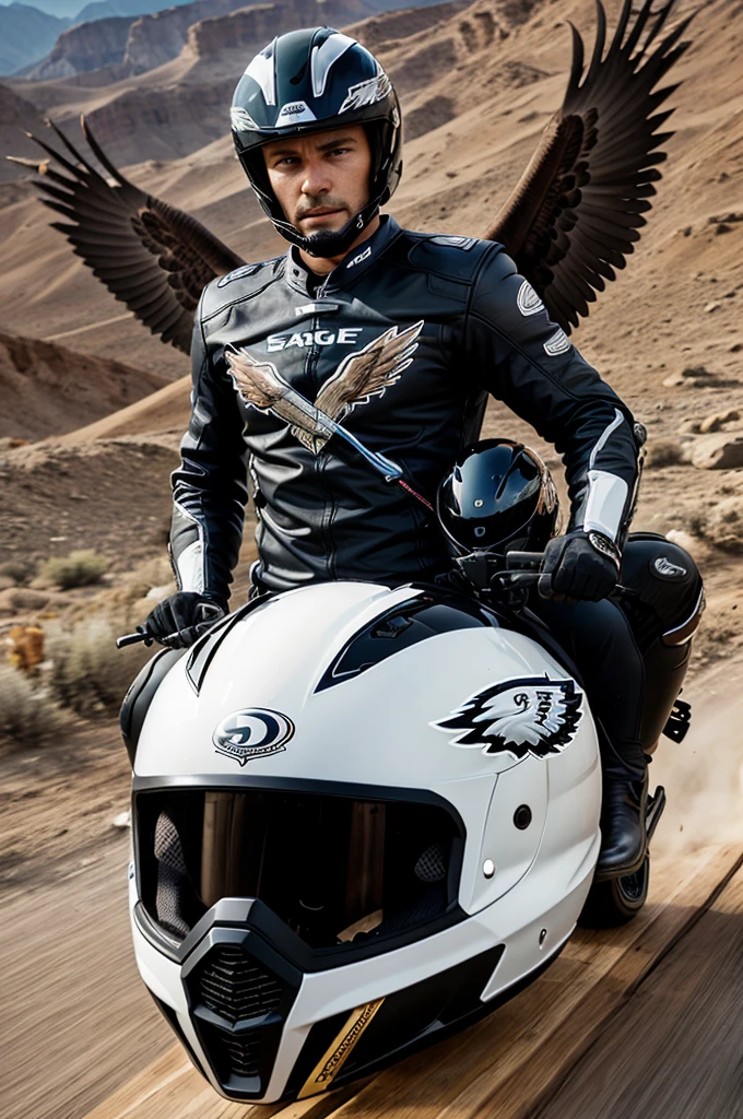 A logo of eagle holding a helmet for motor bike group name as garudas spirit riders
Since 2024
No other text in the logo