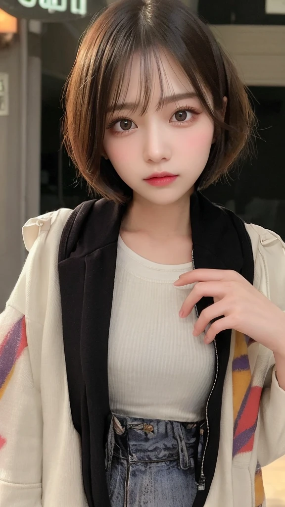 Short Hair、Cute clothes