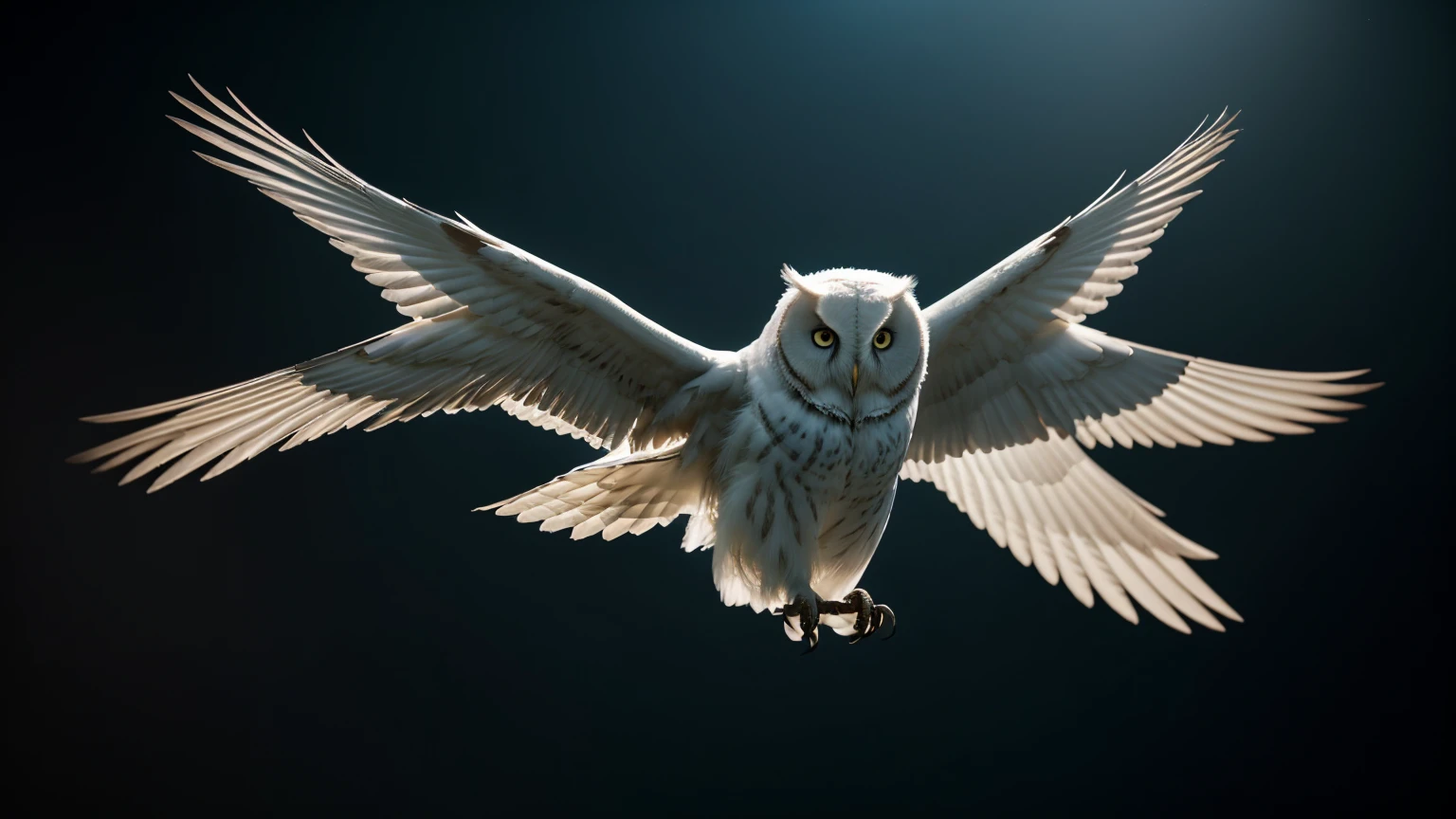 award winning wildlife (medium long shot:1.4), 35mm film movie still, ultra photorealistic, photorealism, ghostly white owl, taken with hasselblad H6D 100c, the HCD 24mm lens, hazy mood, cinematic dramatic lighting, cold muted colors, (DOF:1.4), sharp focus, (perfect real extremely details), amazing fine detail, absurdres, hyper realistic lifelike texture, dramatic lighting, full body, flying,