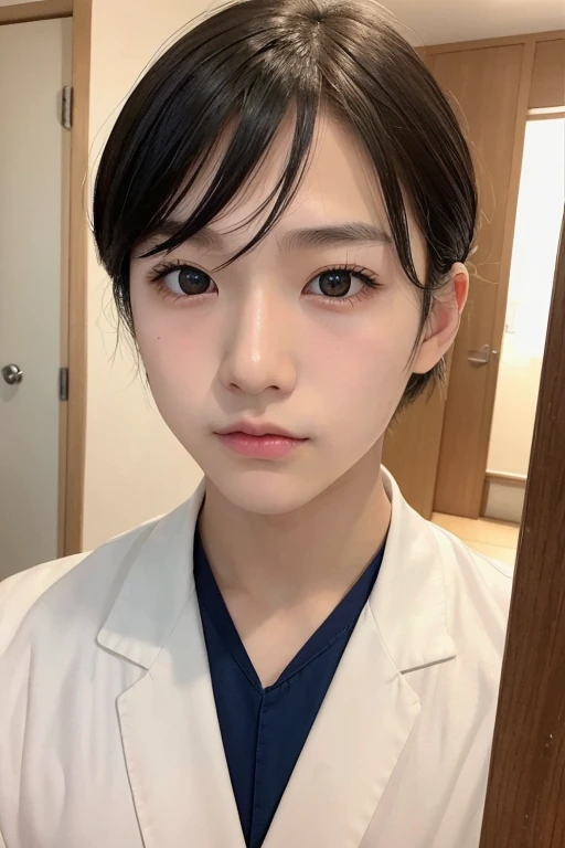 Cute Japan Boy, Beautiful Boy, , Beautiful attention to detail, Beautiful lip detail, Highly detailed eyes and face, Long eyelashes, leotard, Super Shortcuts, short hair, Embarrassing
