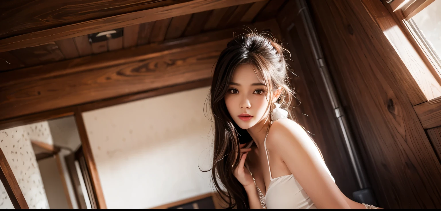 Married Woman,Sex,8k wallpaper, Super detailed, beautifully,aesthetic, masterpiece, Highest quality, One girl,Peeking into the room
