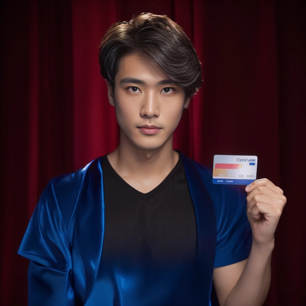 Man with credit card Formal attire Fine dining looking at the camera