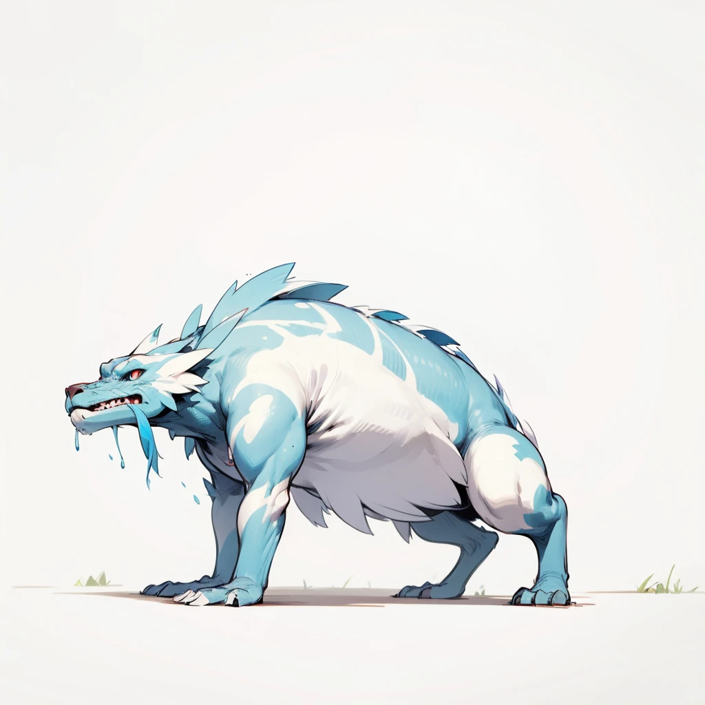 Please make an Evolution change of this character with the same characteristic features of his body and skin, Grassroots, no background