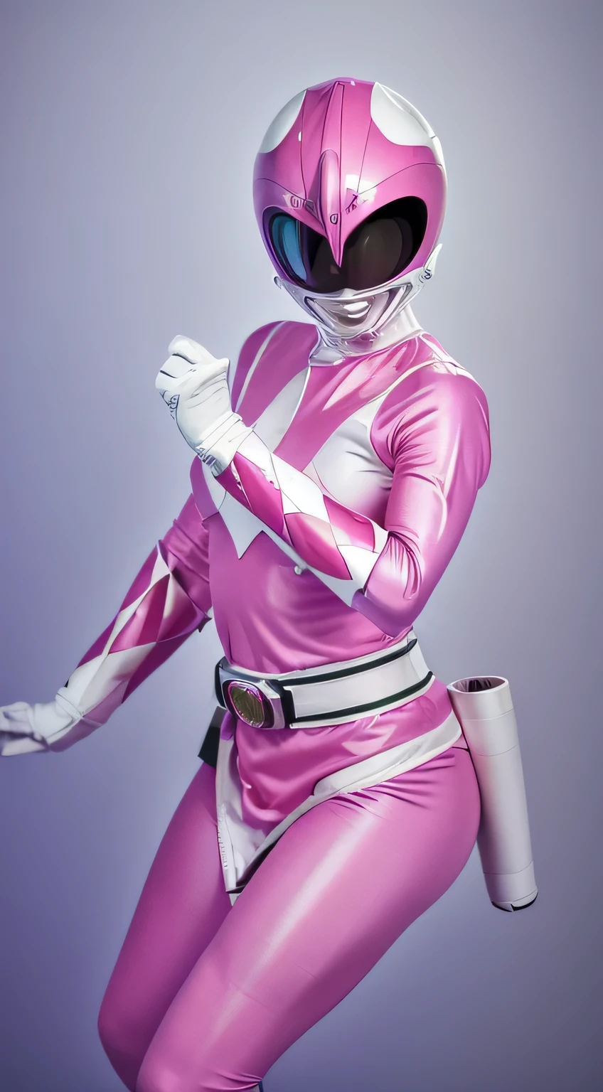 (best image quality:1.2), (super high resolution:1.2), (fidelity:1.4), f/2.8, 135mm, Nikon, masterpiece, anatomically correct, high details, best quality, HD, 4K, 8k, with pink ranger helmet on