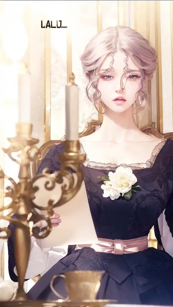 (RAW photo, best quality), (realistic, photo-realistic:1.3), masterpiece, an extremely delicate and beautiful, extremely detailed, CG, unity , 2k wallpaper, Amazing, finely detail, light smile, extremely detailed CG unity 8k wallpaper, huge filesize, ultra-detailed, highres, absurdres, soft light, (((medium hair:1.3), short bang, pink hair, floating hair novafrogstyle)), beautiful detailed girl, detailed fingers, extremely detailed eyes and face, beautiful detailed nose, beautiful detailed eyes, long eyelashes, light on face, looking at viewer, (closed mouth:1.2), 1girl, cute, young, mature face, (full body:1.3), ((small breasts)), realistic face, realistic body, beautiful detailed thigh, (ulzzang-6500-v1.1:0.8), business suit, cross-laced clothes, collared shirt, open clothes, in office, detailed office, open cardigan, black thighhighs, miniskirt, black underwear, unbuttoned shirt,