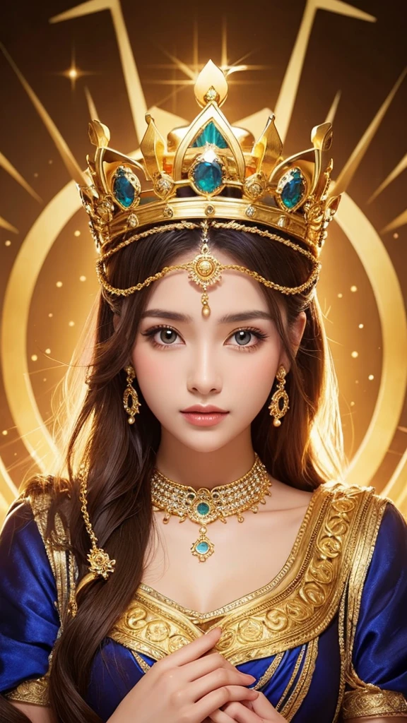 Goddess gold gorgeous crown