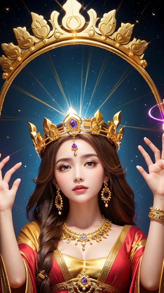 Goddess gold gorgeous crown