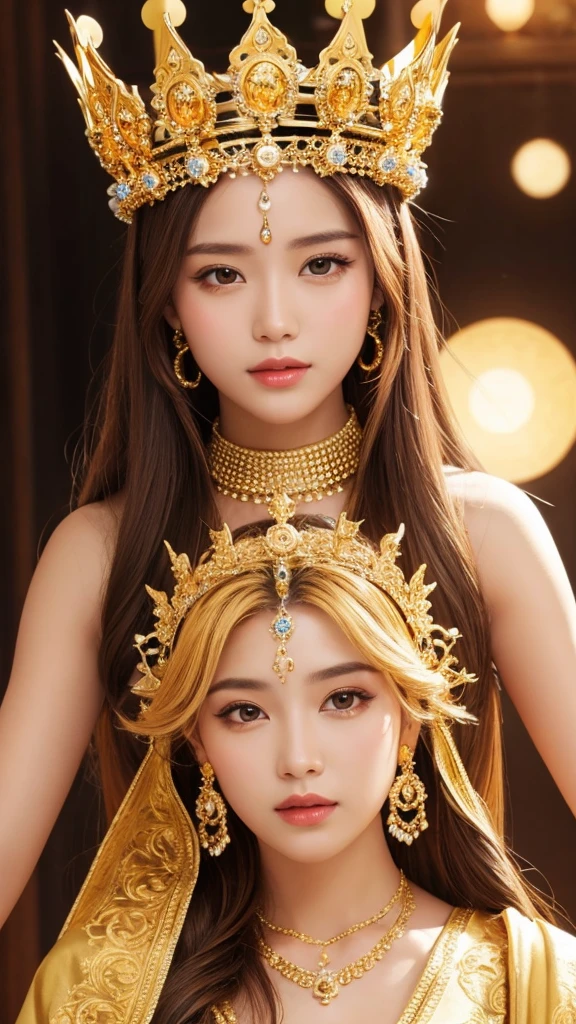 goddess golden gorgeous crown