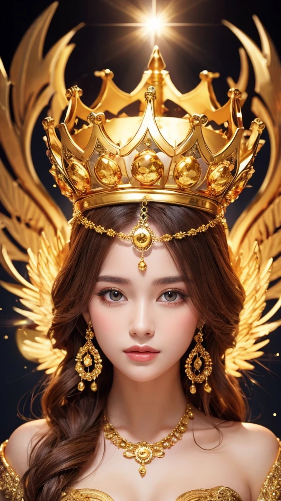 goddess golden gorgeous crown
