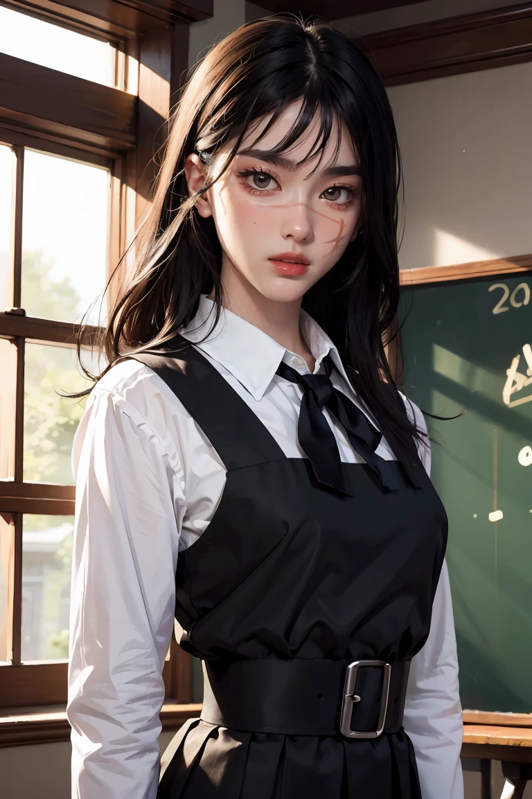 Best image quality, masterpiece level, ultra-high resolution, lifelike (1.4), a girl who is casual and low-key, clearly shows her whole body.
