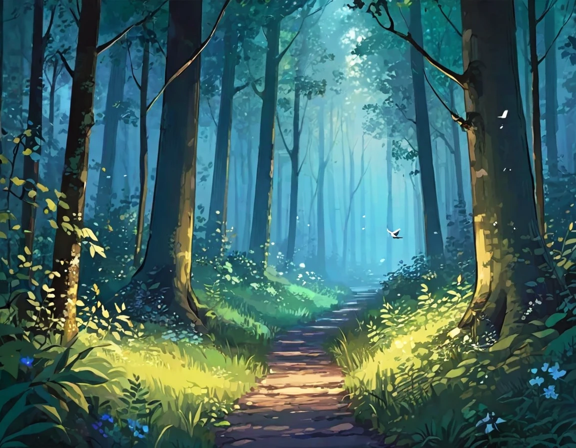 Nature Sounds, Flute, Deep Breathing, Relaxation, In the Forest, Gentle Breeze, Birdsong,Night